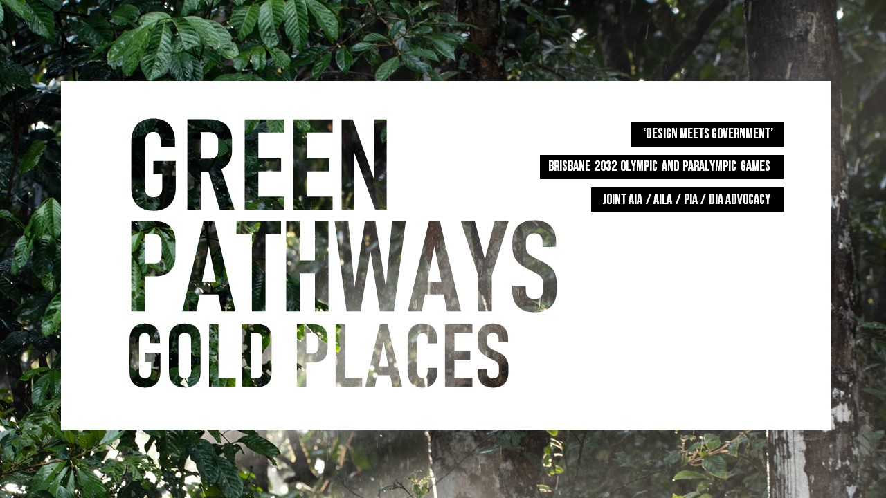QLD Green Pathways, Gold Places Launch